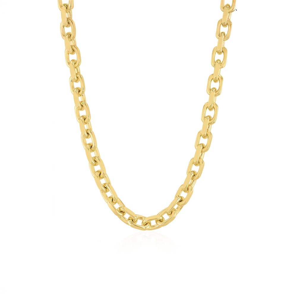 Men's Anchor Chain in Vermeil, 6MM, 22" – Image 1 of 3