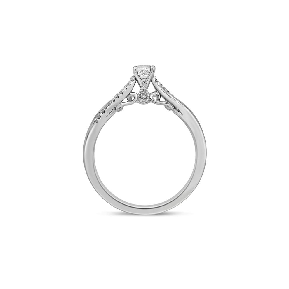 1/3 ct. tw. Diamond Engagement Ring in 10K White Gold – Image 2 of 3