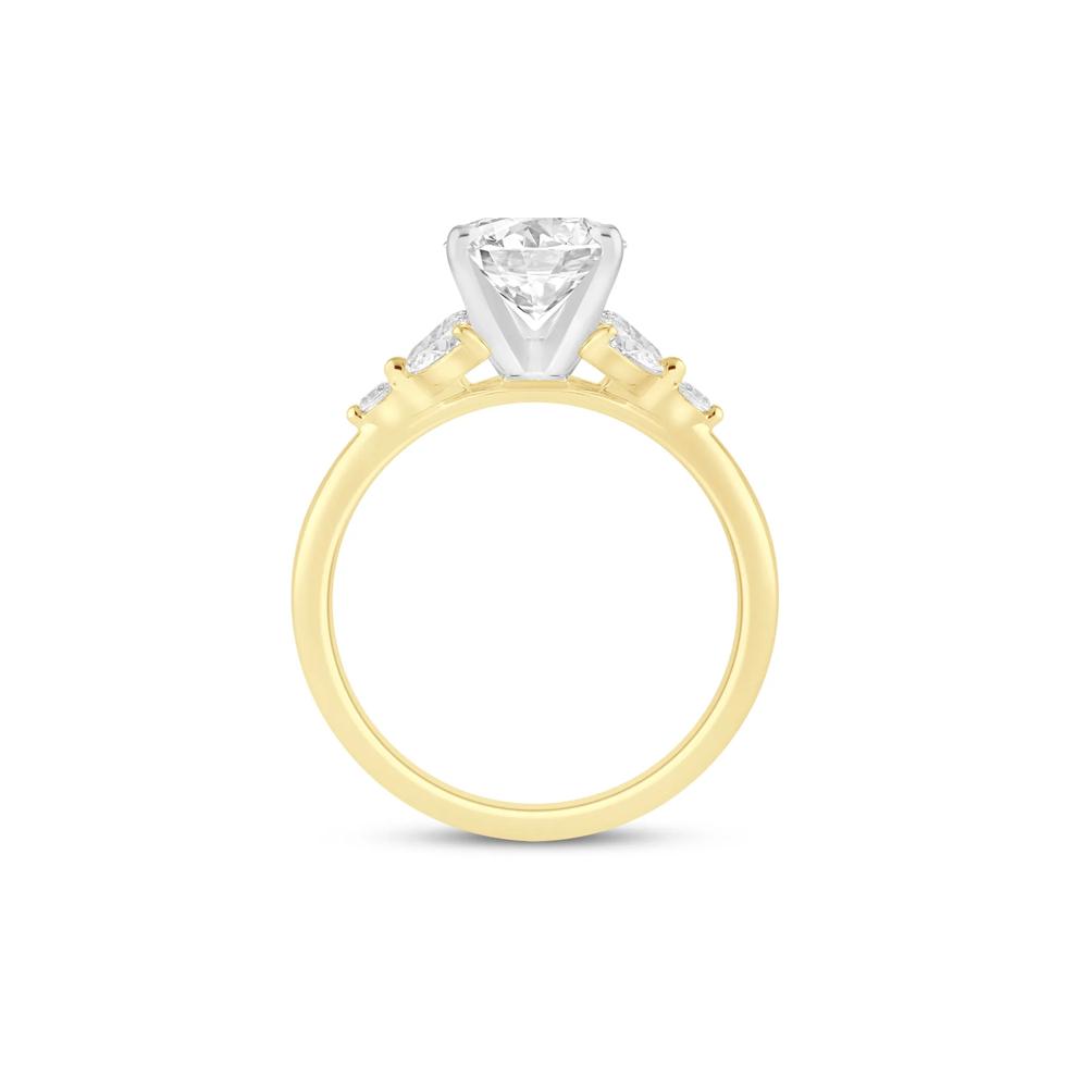 Lab Grown Diamond Semi-Mount in 14K Yellow Gold (1/3 ct. tw.) (Setting Only) – Image 5 of 6