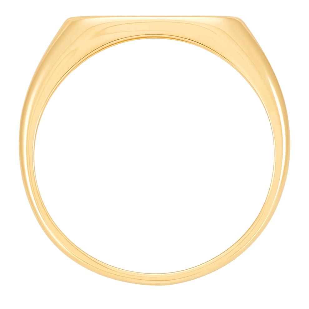 Rectangle Signet Ring in 14K Yellow Gold – Image 2 of 3