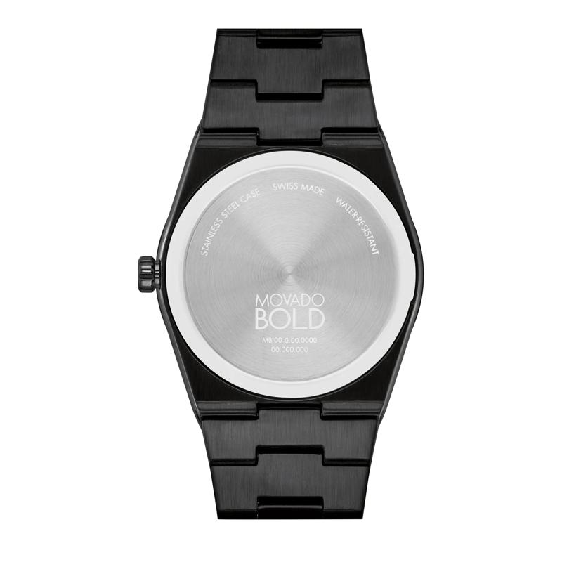 Men&#39;s Quest Watch in Black Ion-Plated Stainless Steel, 40MM – Image 3 of 3