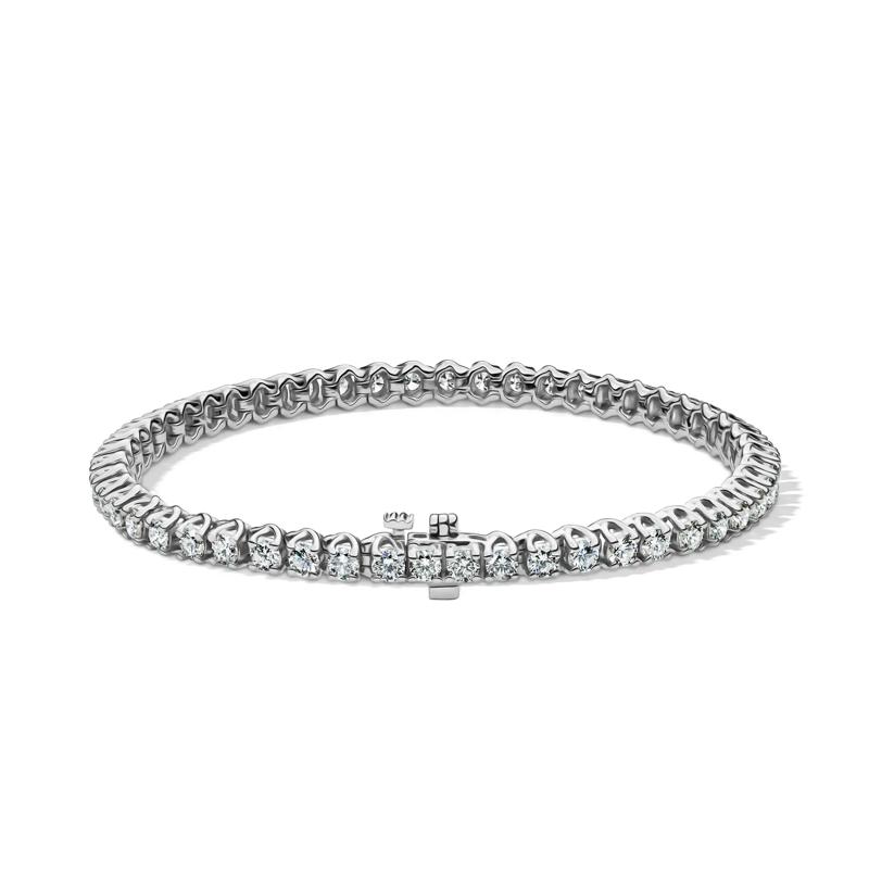 5 ct. tw. Diamond Tennis Bracelet in 10K White Gold – Image 2 of 5