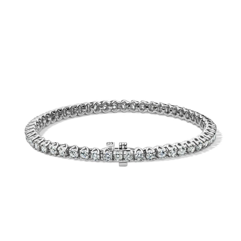 5 ct. tw. Diamond Tennis Bracelet in 10K White Gold – Image 2 of 3