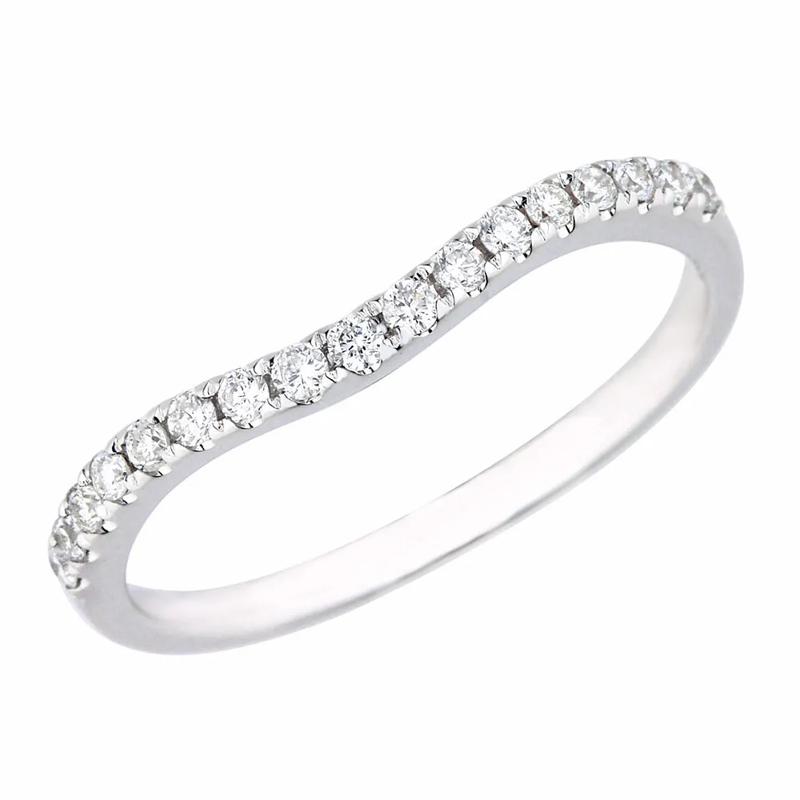 Diamond Contour Band in 14K White Gold &#40;1/5 ct. tw.&#41; – Image 3 of 3