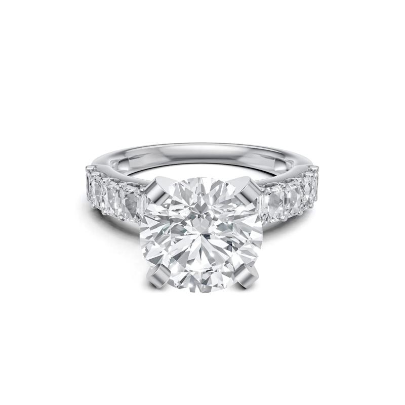 Lab Grown Diamond Semi-Mount Engagement Ring in 14K White Gold &#40;1 ct. tw.&#41; – Image 1 of 6