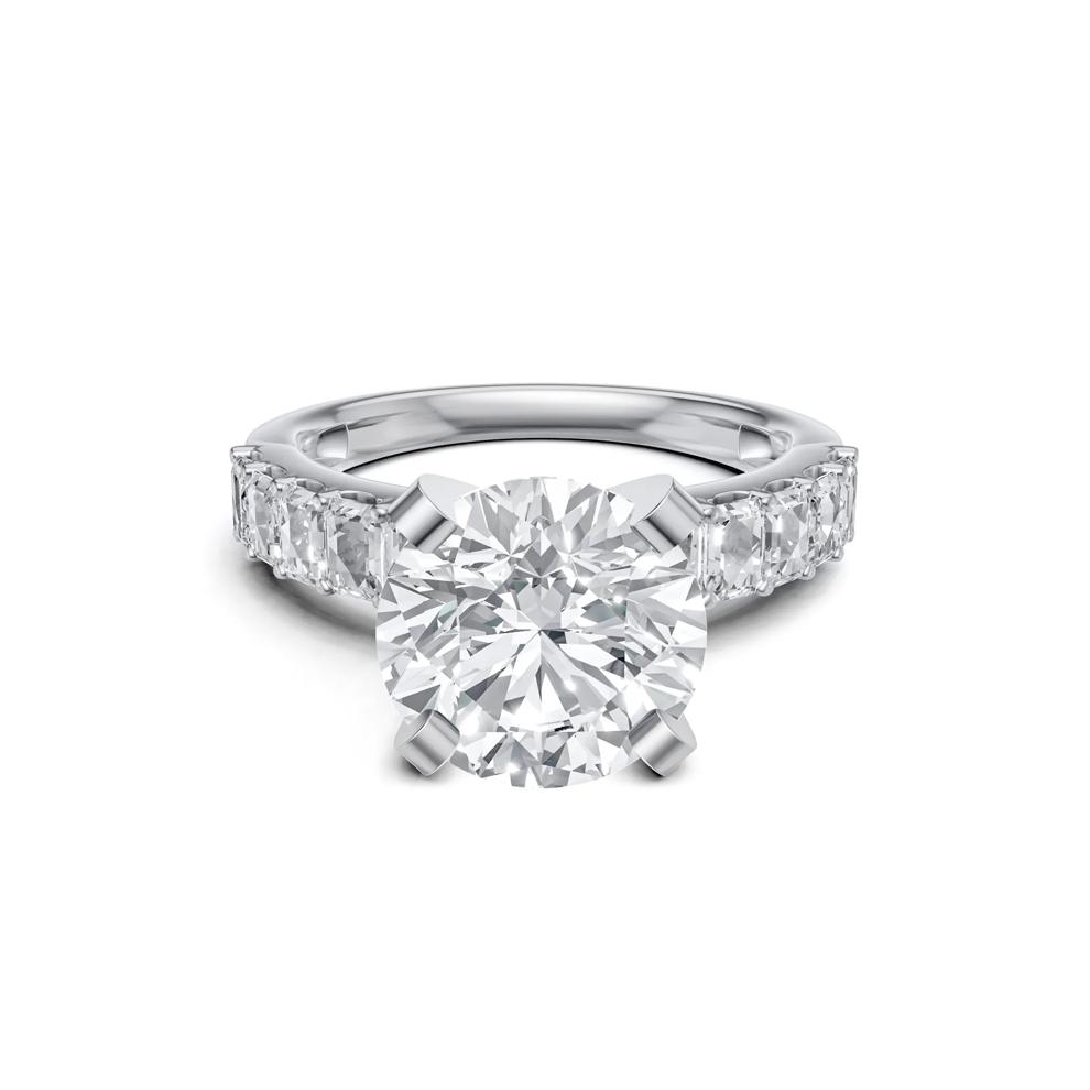 Lab Grown Diamond Semi-Mount Engagement Ring in 14K White Gold (1 ct. tw.) – Image 1 of 6