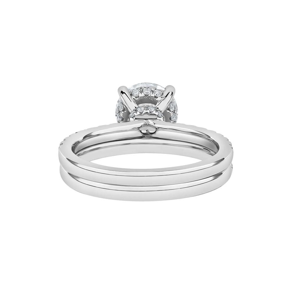 Charlote Lab Grown Diamond Round Bridal Set in Platinum (2 3/4 ct. tw.) – Image 4 of 5