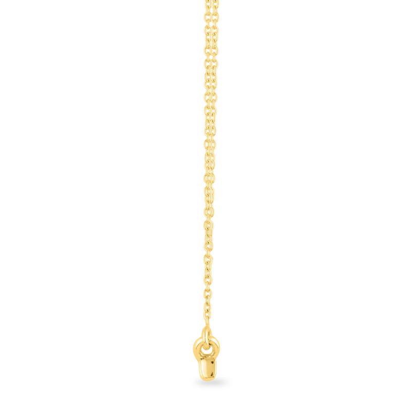 Diamond Accent Spaced Bar Necklace in 14K Yellow Gold – Image 2 of 3