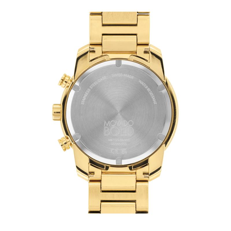 Verso Men&rsquo;s Watch in Yellow Gold-Tone Ion-Plated Stainless Steel, 44MM – Image 3 of 3