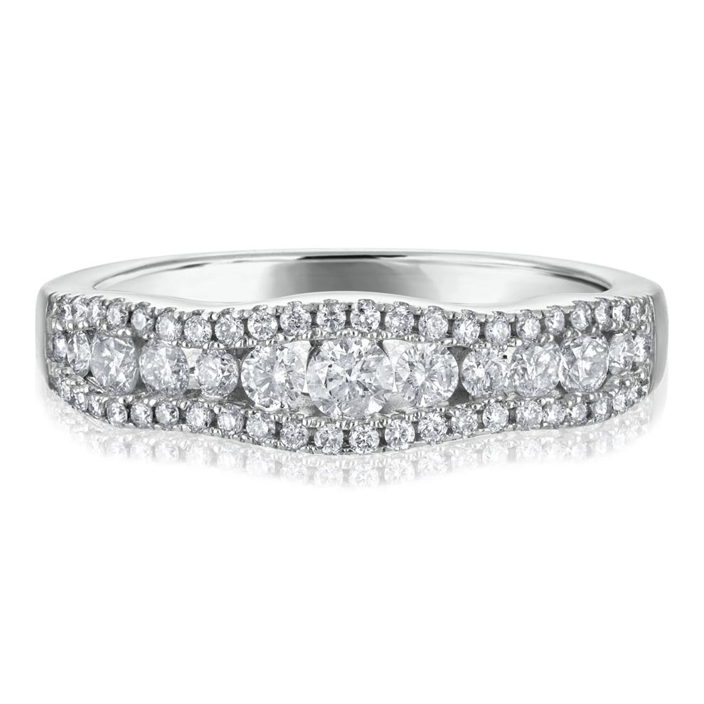 Diamond Band in 14K White Gold (5/8 ct. tw.) – Image 1 of 3