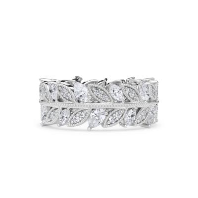 Diamond Multi-Shape Floral Eternity Band