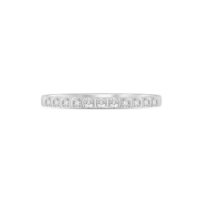 Diamond Band in 10K White Gold (1/7 ct. tw.)