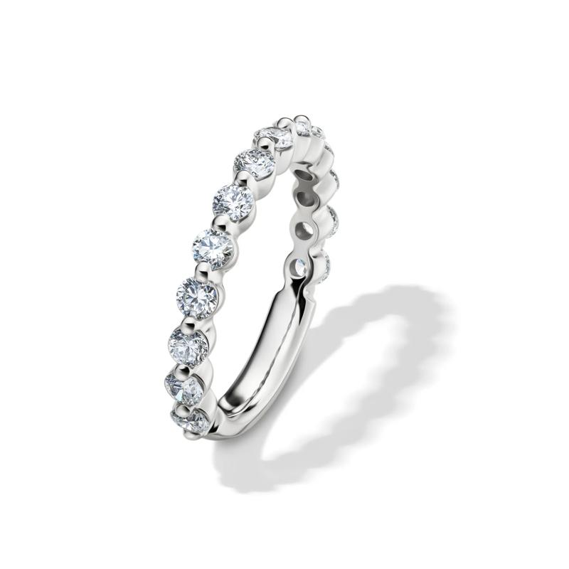 Platinum Lab Grown Diamond Shared-Prong Band &#40;1 ct. tw.&#41;  – Image 4 of 4