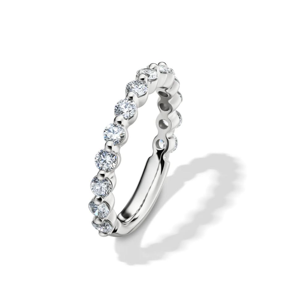 Platinum Lab Grown Diamond Shared-Prong Band (1 ct. tw.)  – Image 4 of 4