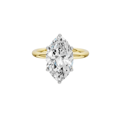 Lab Grown Diamond Marquise Solitaire Engagement Ring