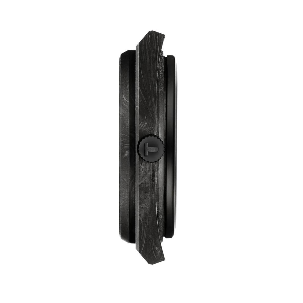 Men's PRX Powermatic 80 Carbon Watch in Black Silicone and Carbon and Black PVD Coated Stainless Steel, 41MM – Image 5 of 6