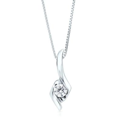Round Diamond Pendant