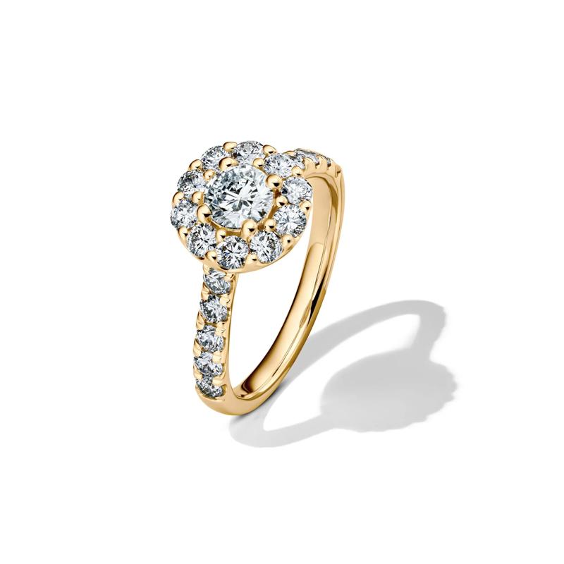 Diamond Bridal Set in 14K Yellow Gold (2 ct. tw.) – Image 4 of 7