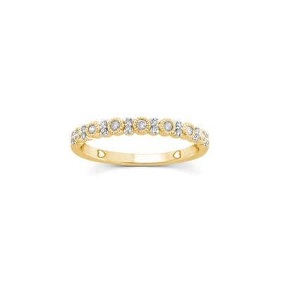 Diamond Stack Band in 10K Yellow Gold (1/7 ct. tw.)