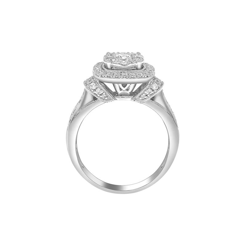1 ct. tw. Diamond Engagement Ring in 10K White Gold – Image 2 of 3