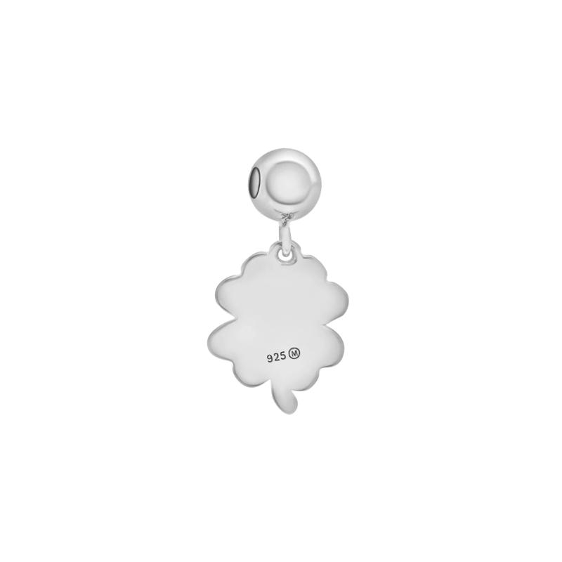 Clover Bead Charm in Sterling Silver – Image 3 of 3
