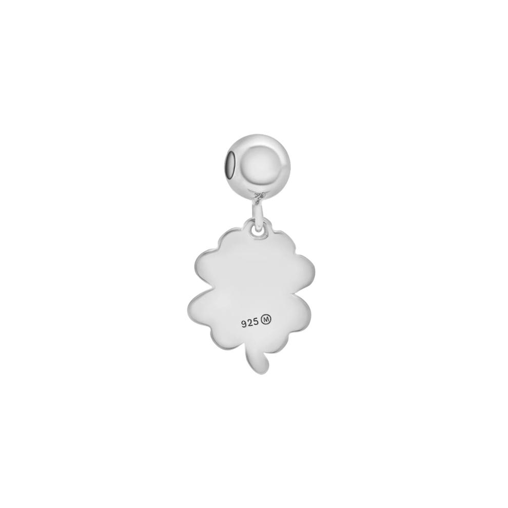 Clover Bead Charm in Sterling Silver – Image 3 of 3