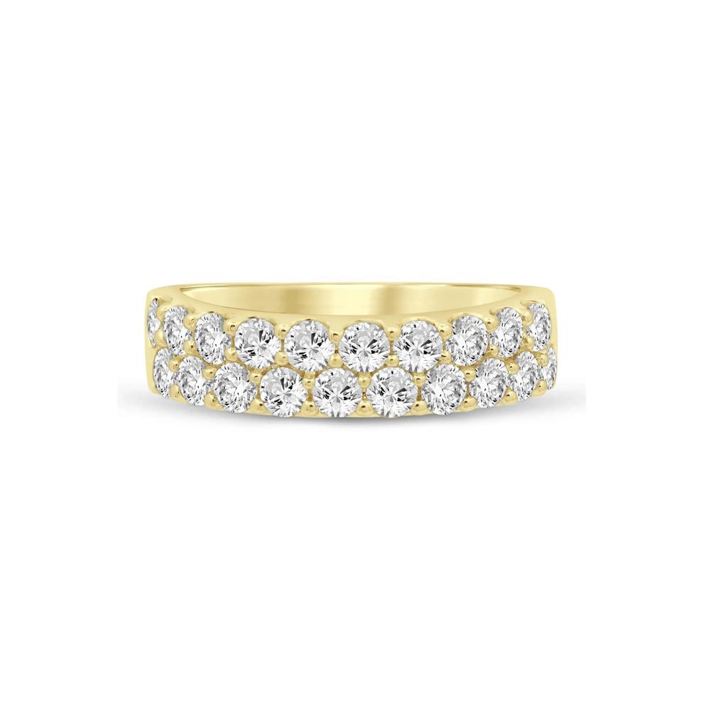 Wide Diamond Anniversary Band in 14K Yellow Gold (1 1/2 ct. tw.) – Image 1 of 3
