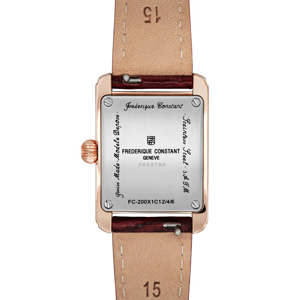Ladies' Carree Watch With a Red Leather Strap – Image 2 of 3