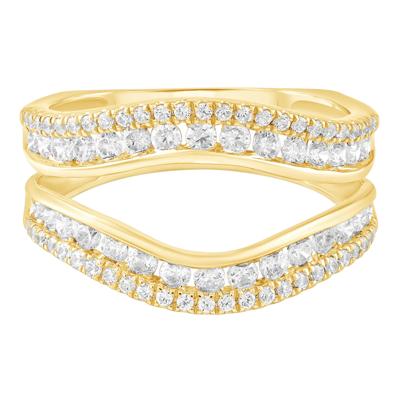 Double Row Diamond Insert in 14K Yellow Gold (1 ct. tw.)