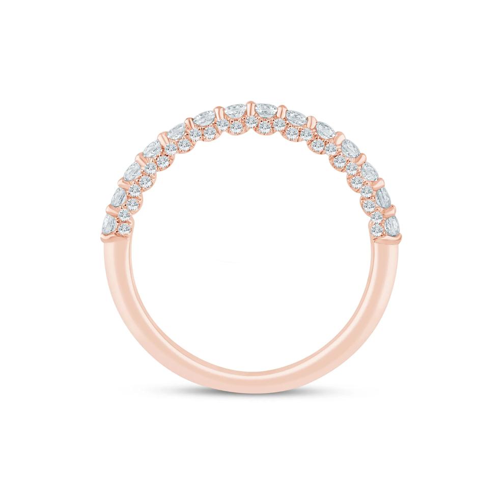 Lab Grown Diamond Wedding Band in 14K Rose Gold (1/2 ct. tw.) – Image 2 of 3