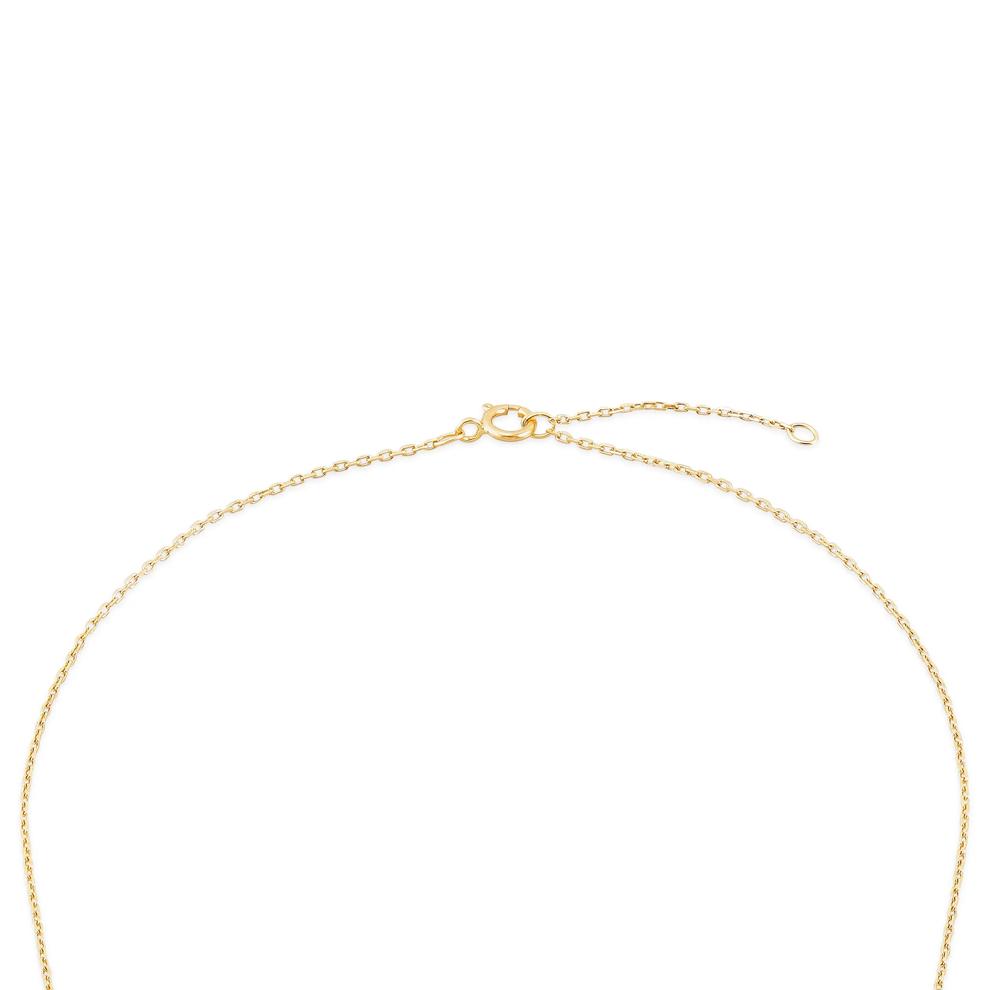 Diamond Station Necklace in 14K Yellow Gold (1/10 ct. tw.) – Image 3 of 3