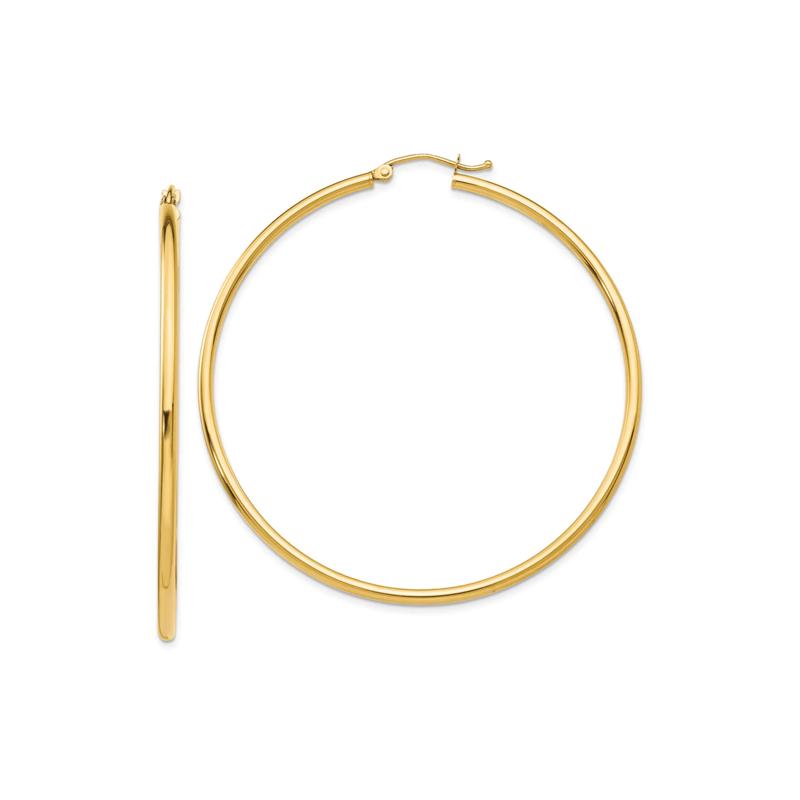Hoop Earrings in 14K Yellow Gold – Image 1 of 2