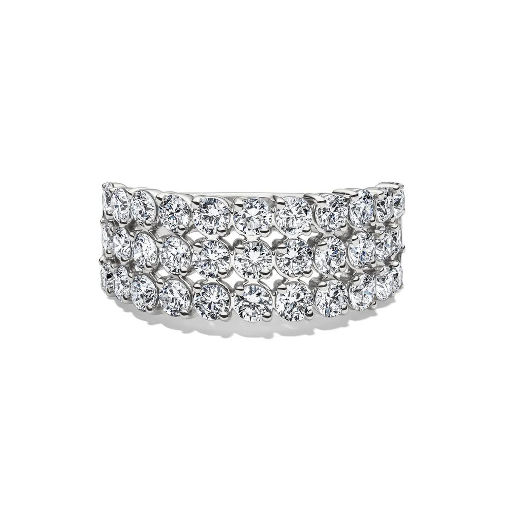 Lab Grown Diamond Multi-Row Band in 10K White Gold (2 ct. tw.) – Image 1 of 4