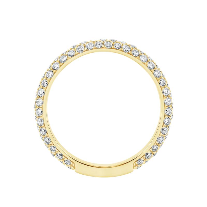 &ldquo;Darcy&rdquo; Lab Grown Diamond Anniversary Band in 18K Yellow Gold &#40;3/4 ct. tw.&#41; – Image 2 of 4