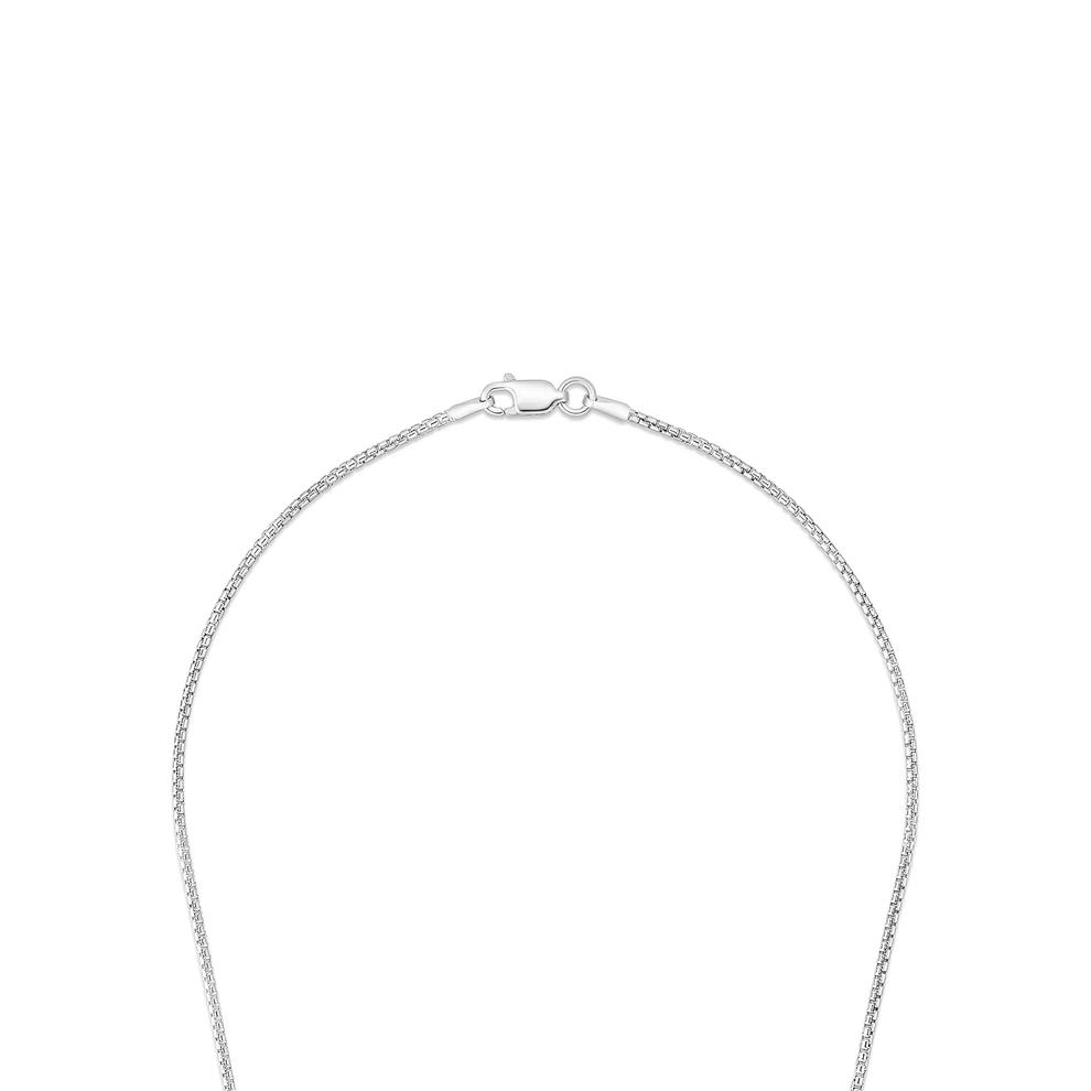 Men's Black &amp; White Diamond Star of David Pendant Necklace in Sterling Silver (3/8 ct. tw.) – Image 2 of 4