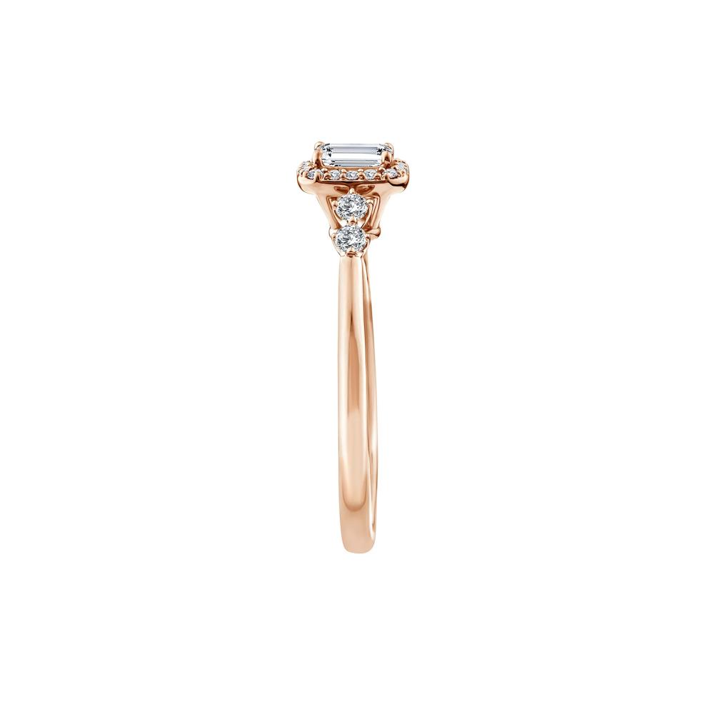 Lab Grown Diamond Promise Ring in 10K Rose Gold (1/2 ct. tw.) – Image 3 of 3