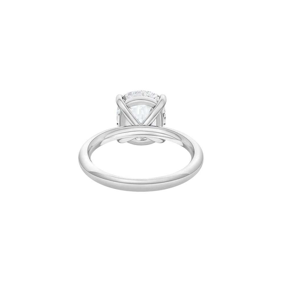 Lab Grown Diamond Elongated Cushion-Cut Engagement Ring in 14K White Gold (5 ct. tw.) – Image 4 of 4