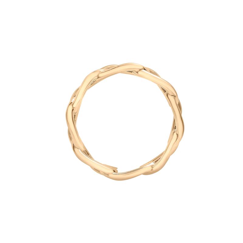 Open Link Ring in Vermeil – Image 2 of 7