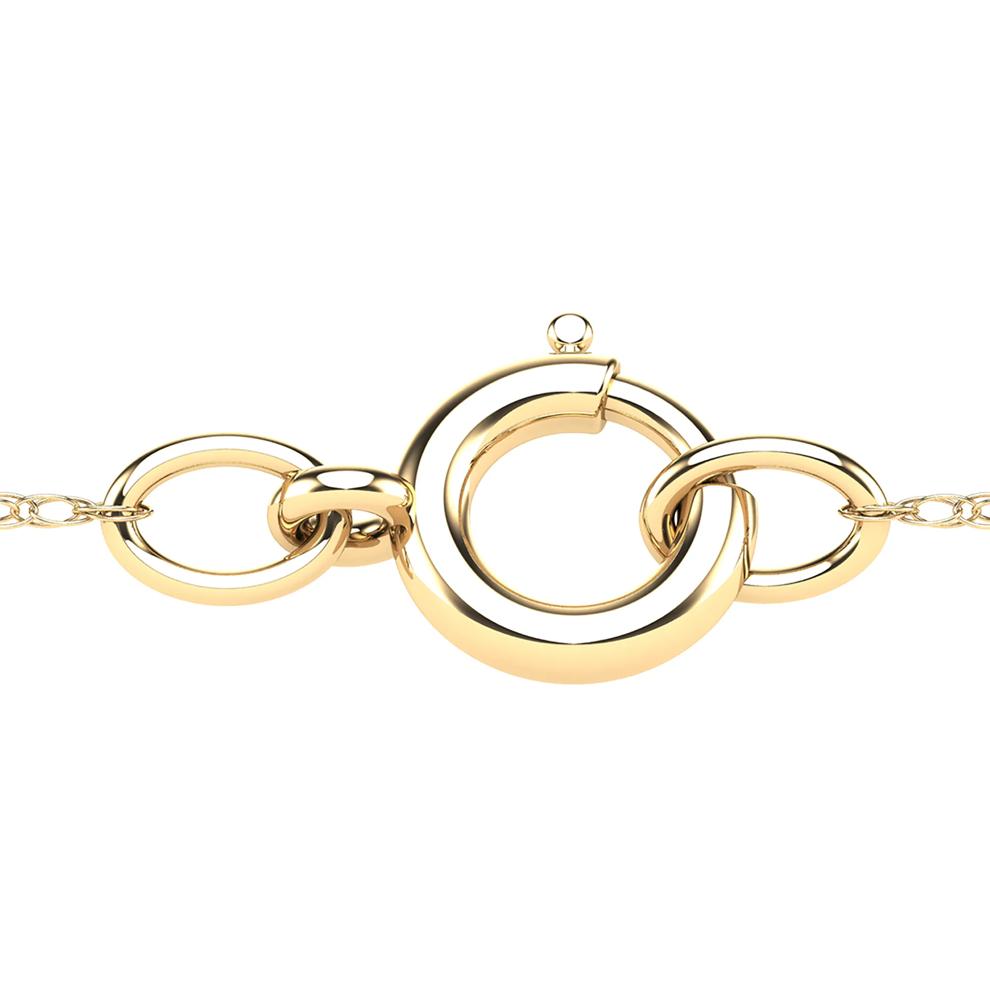 Diamond Accent Dragonfly Pendant in 10K Yellow Gold – Image 2 of 4