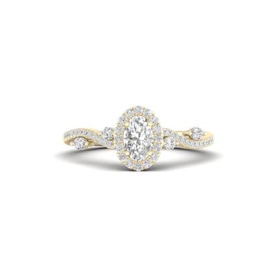 3/4 ct. tw. Diamond Engagement Ring in 14K Yellow Gold