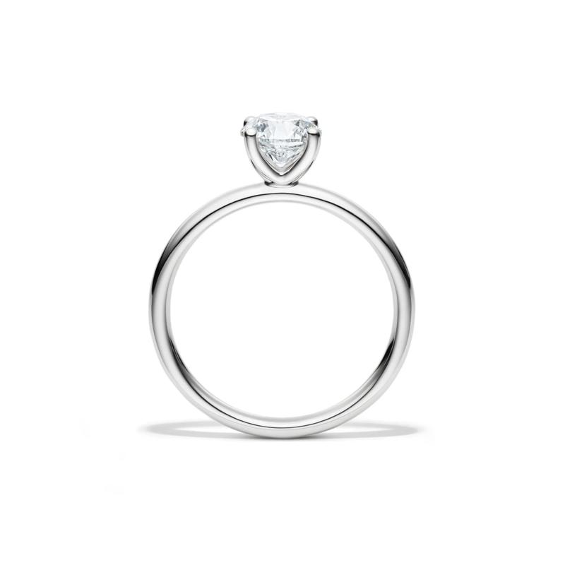 Diamond Round Brilliant Cut Solitaire Engagement Ring in 14K White Gold &#40;1 ct.&#41; – Image 2 of 5