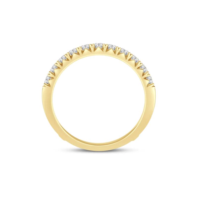 Lab Grown Diamond French Pav&eacute; Ring Enhancer in 14K Yellow Gold &#40;1 ct. tw.&#41;  – Image 2 of 3
