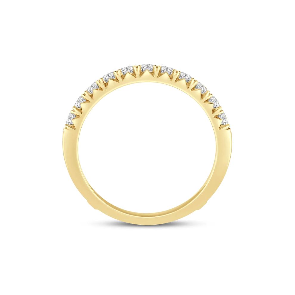 Lab Grown Diamond French Pav&eacute; Ring Enhancer in 14K Yellow Gold (1 ct. tw.)  – Image 2 of 3