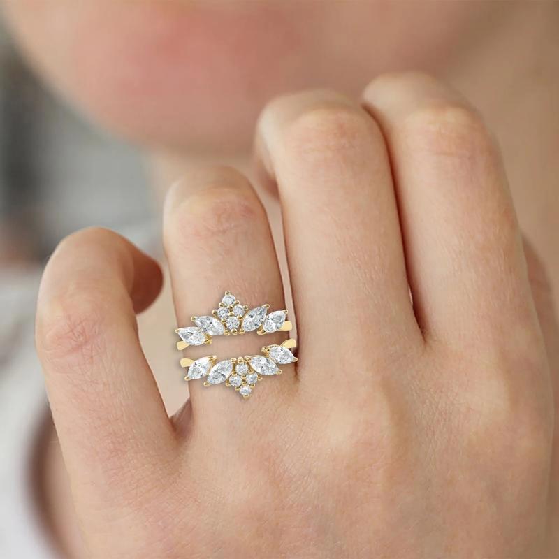 Lab Grown Diamond Enhancer in 14K Yellow Gold &#40;2 ct. tw.&#41; – Image 7 of 7