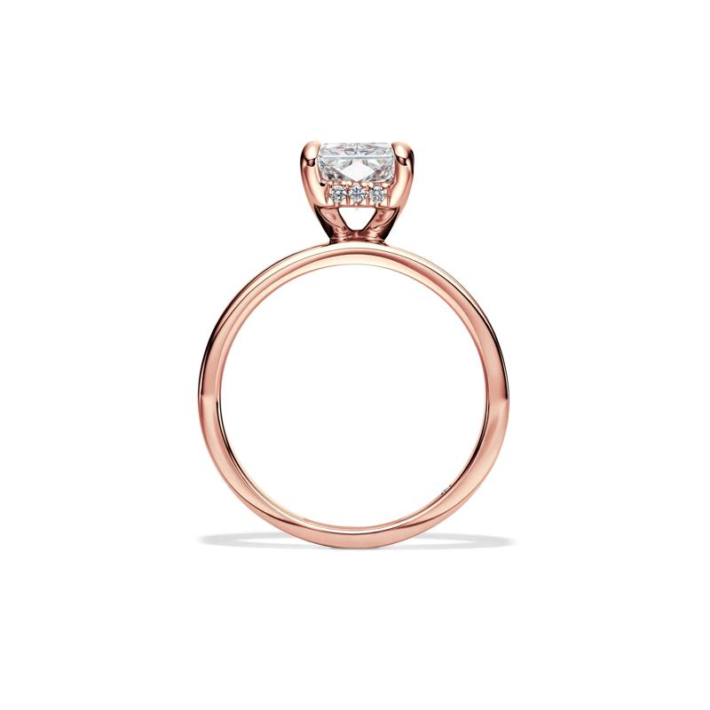 Collins Radiant-Cut Engagement Ring in 14K Rose Gold &#40;2 1/2 ct. tw.&#41; – Image 2 of 5