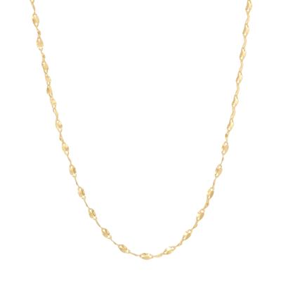 Mirror Chain Necklace in 14K Yellow Gold, 18"