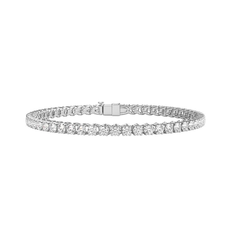 5 ct. tw. Diamond Tennis Bracelet in 10K White Gold – Image 1 of 5