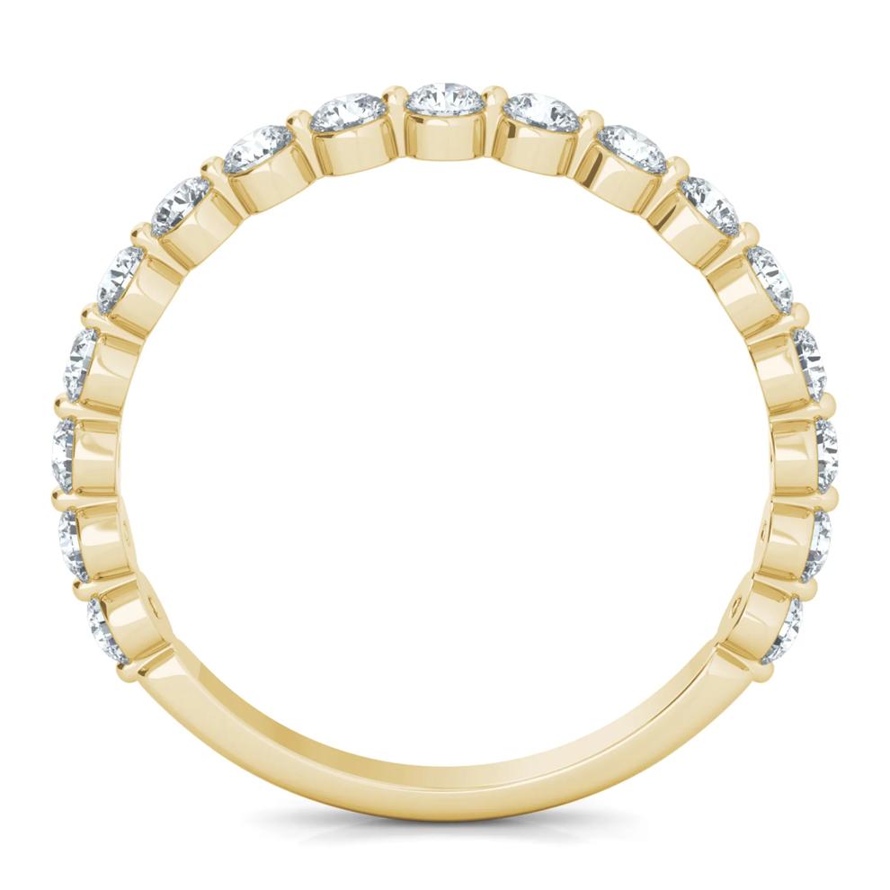 Lab Grown Diamond Wedding Band in 14K Yellow Gold (1/2 ct. tw.) – Image 2 of 4