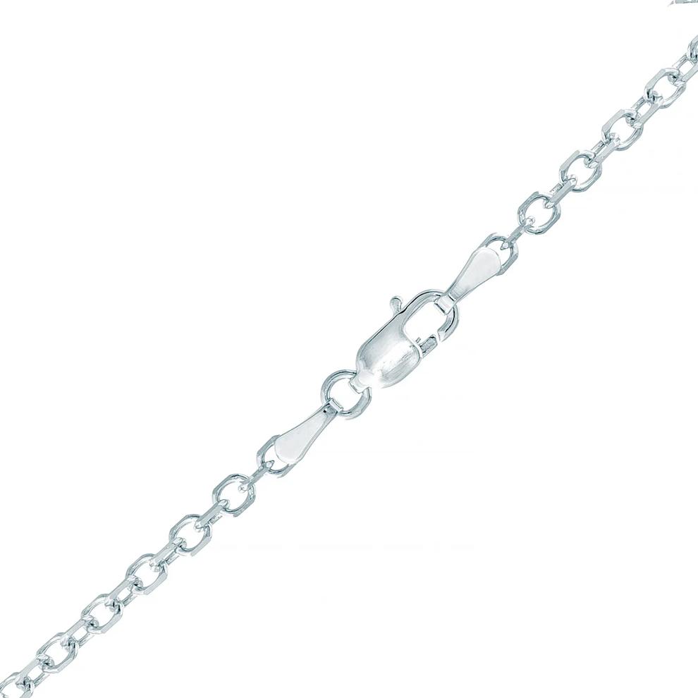 Solid Diamond-Cut Cable Chain in 14K White Gold, 2.6MM, 20&rdquo; – Image 2 of 3
