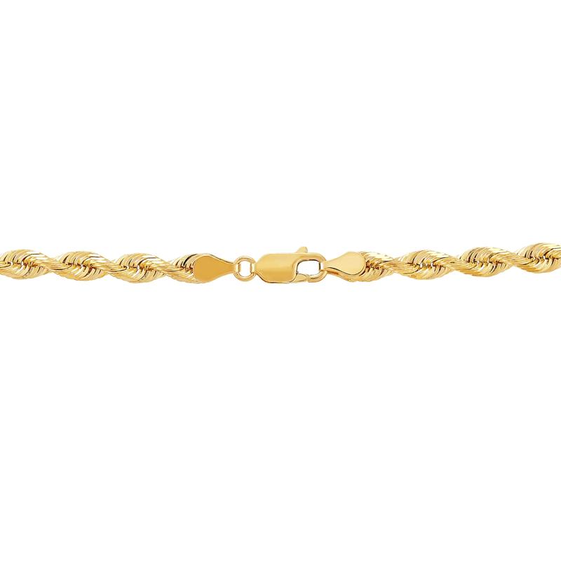 Solid Silk Rope Twist Chain in 14K Yellow Gold, 18&quot; – Image 2 of 3